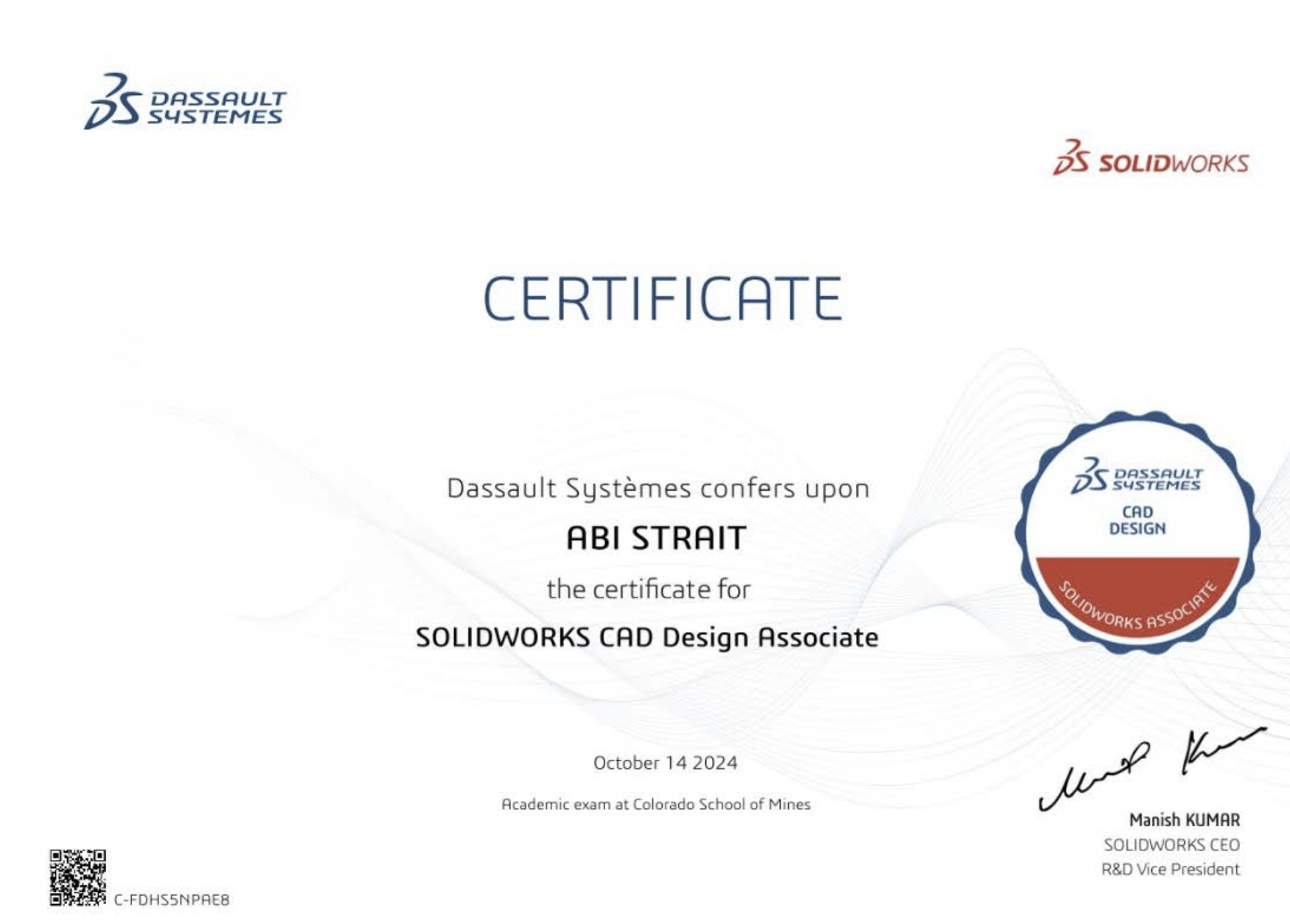 CSWA Certification